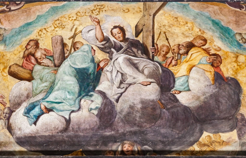 Giudizio universale - Chiesa di San Prospero, Reggio Emilia, dettaglio